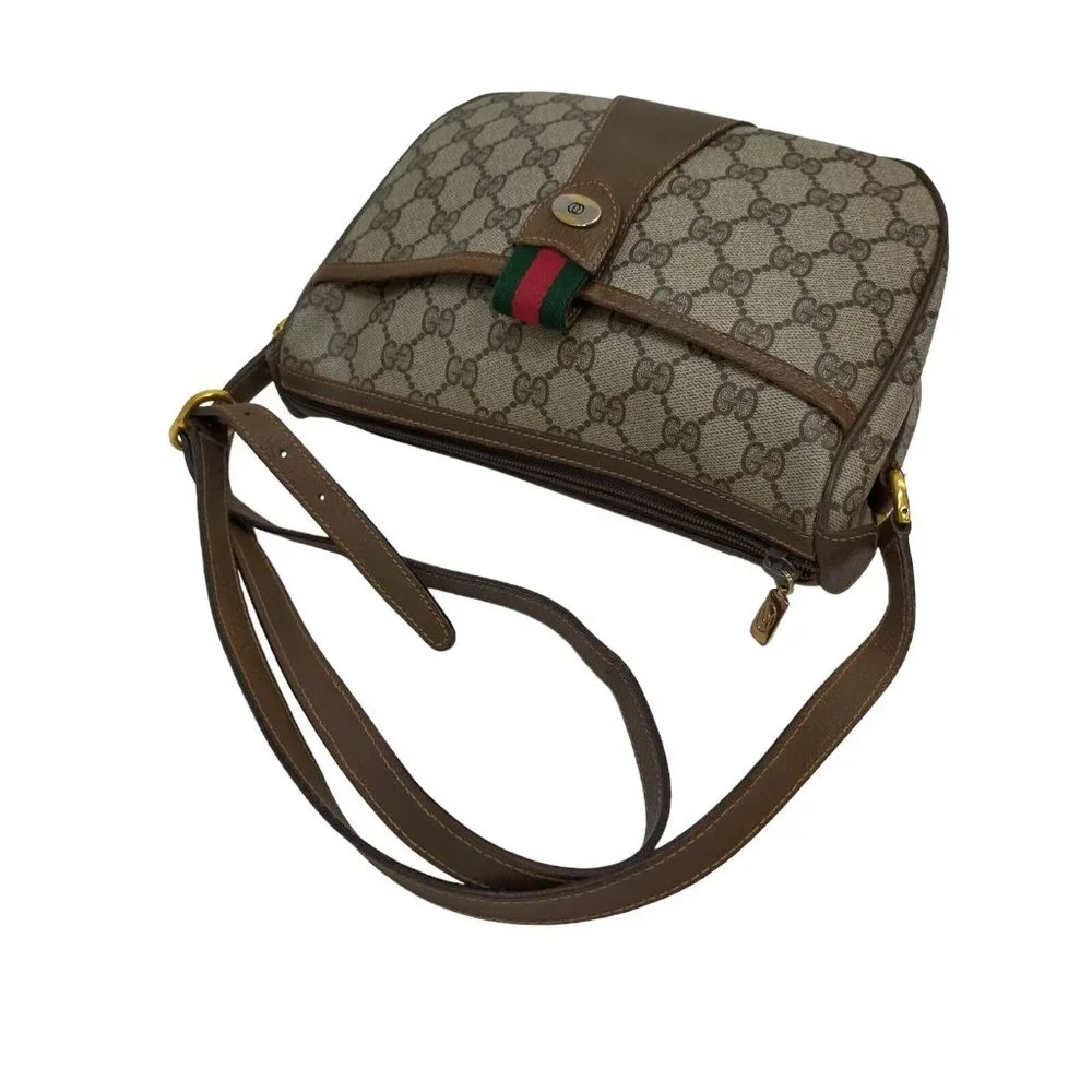 GUCCI Vintage Crossbody Bag Sherry Line - Picture 3 of 14